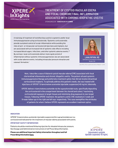 Treatment of Cystoid